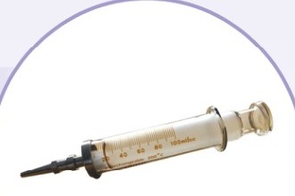 Toomey Tip Syringe Glass