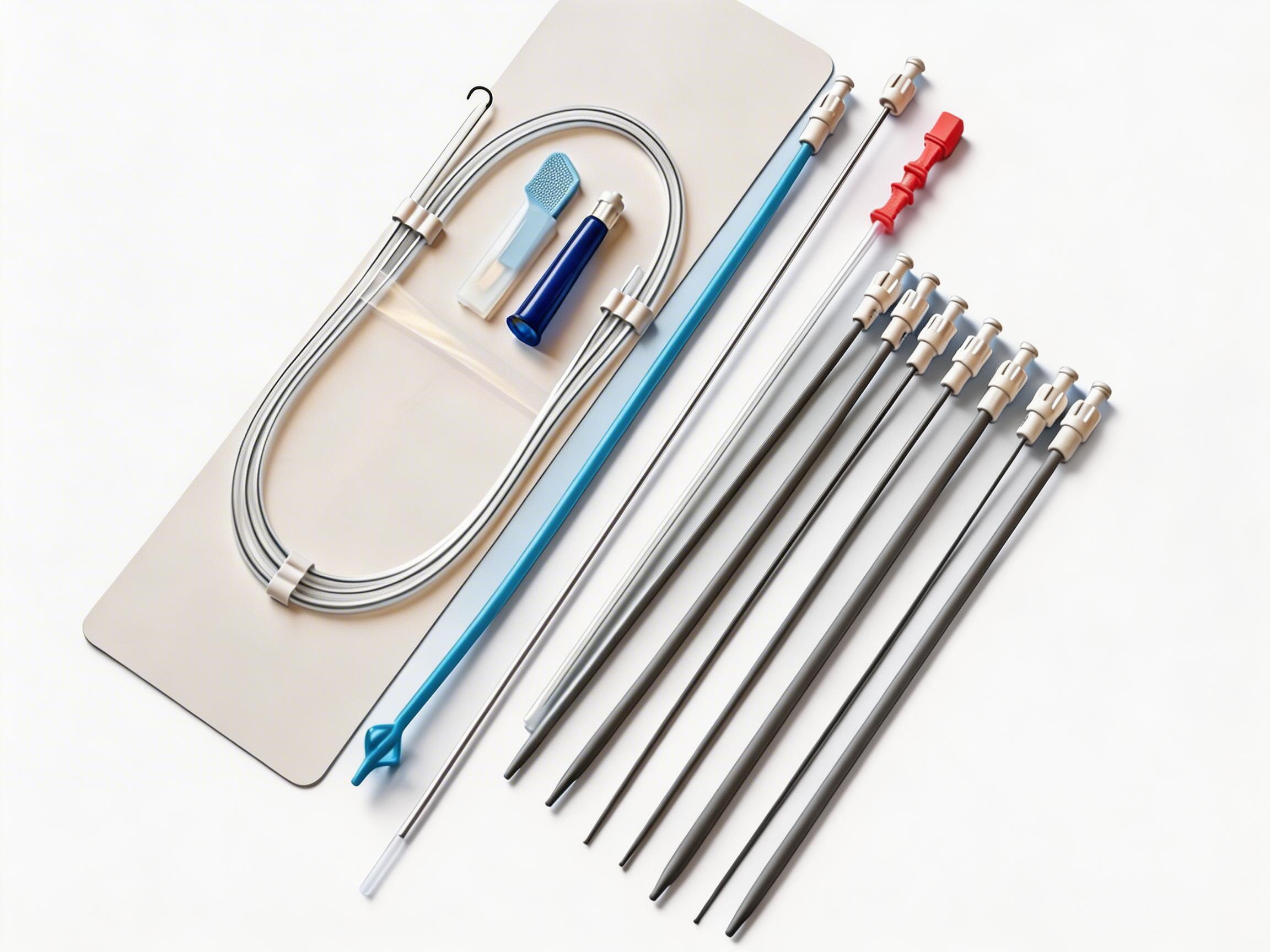 Malecot Catheter Set